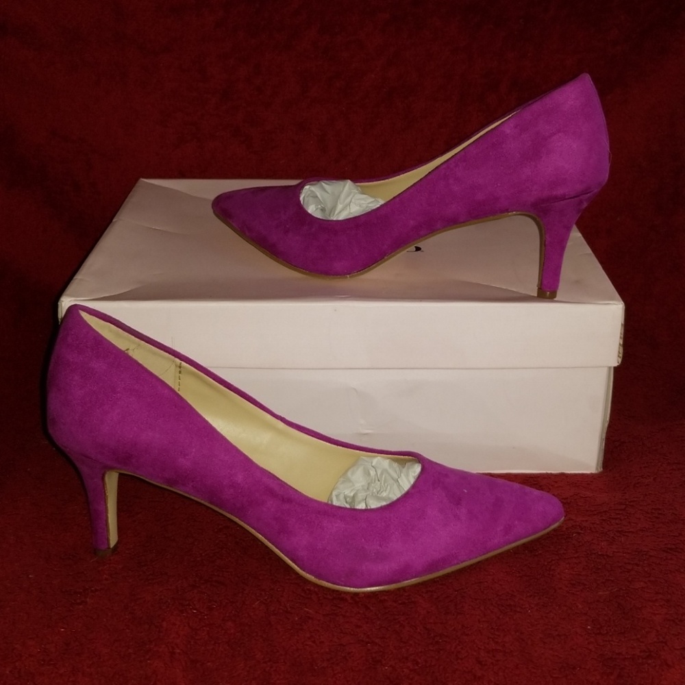 Hot Pink kitten heels